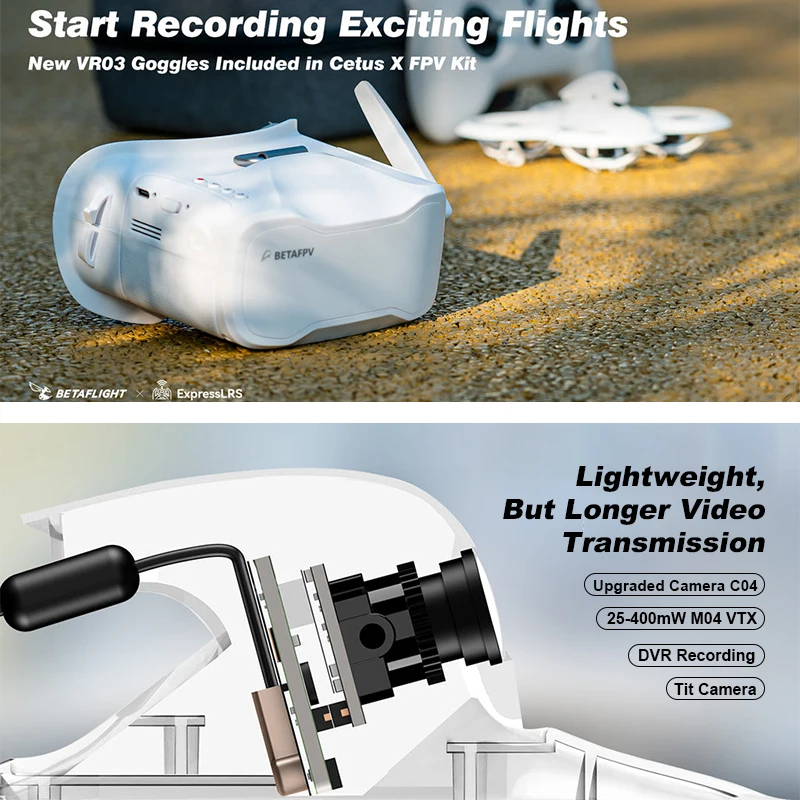 Cetus X FPV-kit, afstandsbedie - Drone Kit Octocopter recensie en prijs